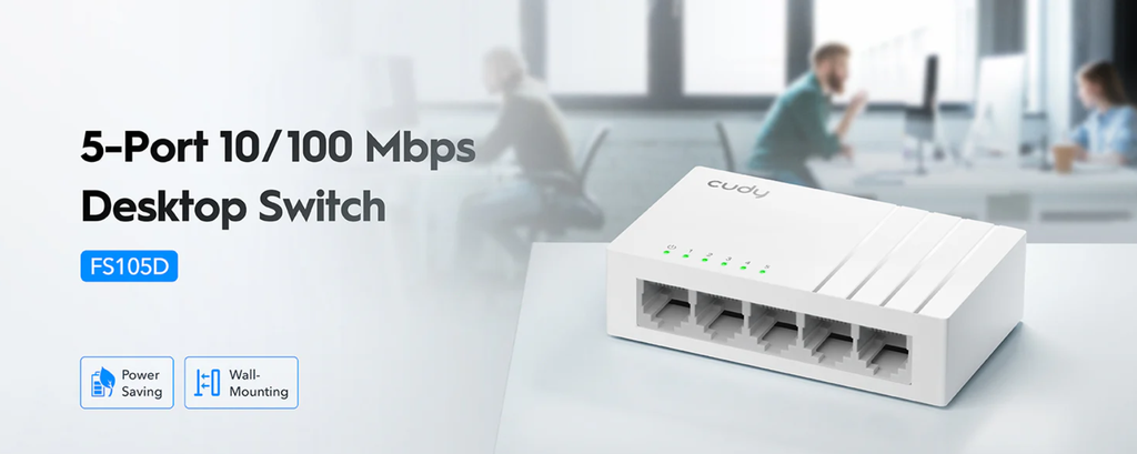 [NH61] 5P Cudy Network Switch 10/100M