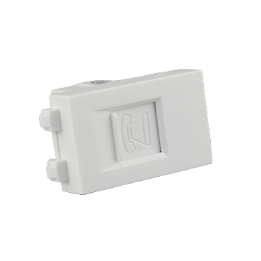 [WP58] Wall Plate - Phone Module Bracket w/ Shutter