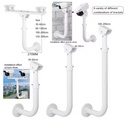 [SB93] Alloy Tube S-Wall Bracket (30-60mm)