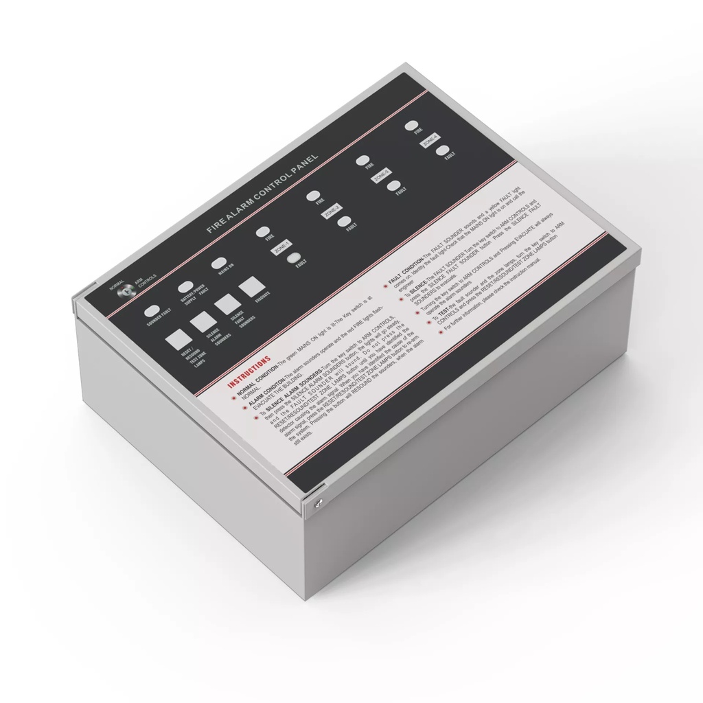 [FD02] 4 Zone Fire Alarm Panel - Conventional Type