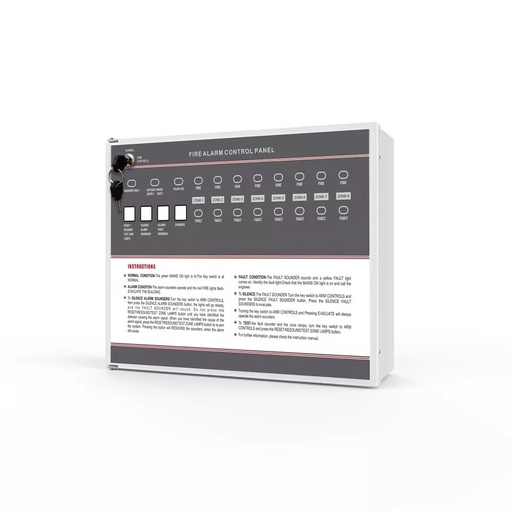 [FD03] 8 Zone Fire Alarm Panel - Conventional Type