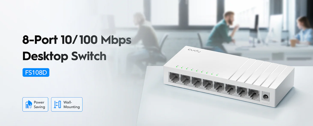[NH62] 8P Cudy Network Switch 10/100M