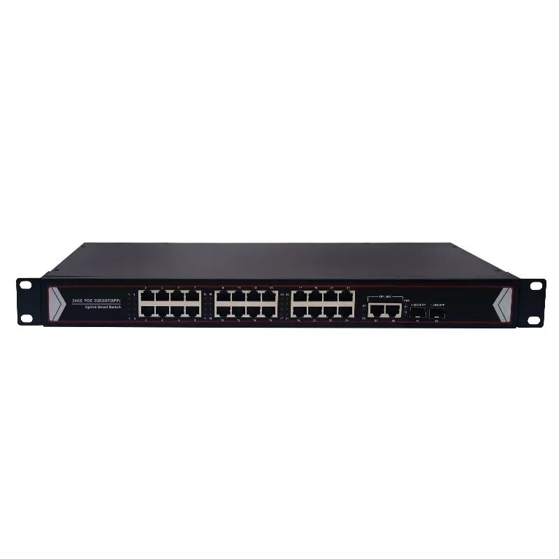 [NS57] Rackmount PoE Switch 24GE+2GE+2SFP