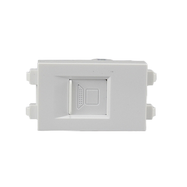 [WP59] Wall Plate - Network Module Bracket w/ Shutter