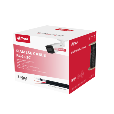 [SW45] Dahua 300M Mini RG6 Siamese Cable