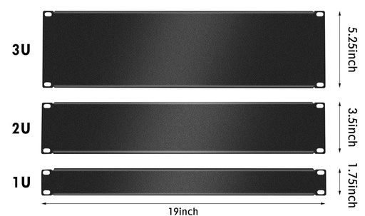 [DA37] [DA37] 19" Blank Panel -1U